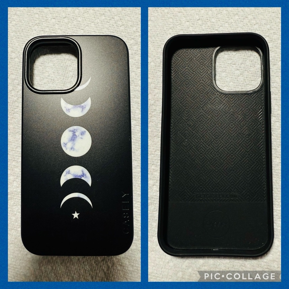 Casetify Black Moon Phase Phone Case